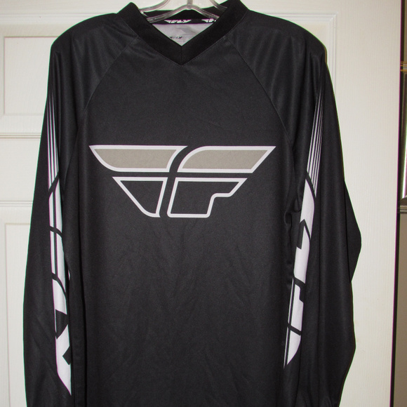Fly Racing Shirts Jersey Shirt Black Long Sleeve Vf Small Poshmark